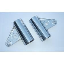 DRŽÁKY SVĚTLA - TYP RETRO, TRAVEL - SVĚTLOMET NÍŽE (PÁR) - CHROMOVANÉ